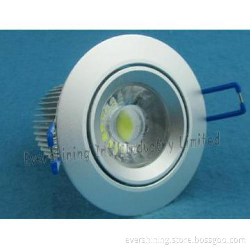 energy saving 7w cob downlight with ce,rohs